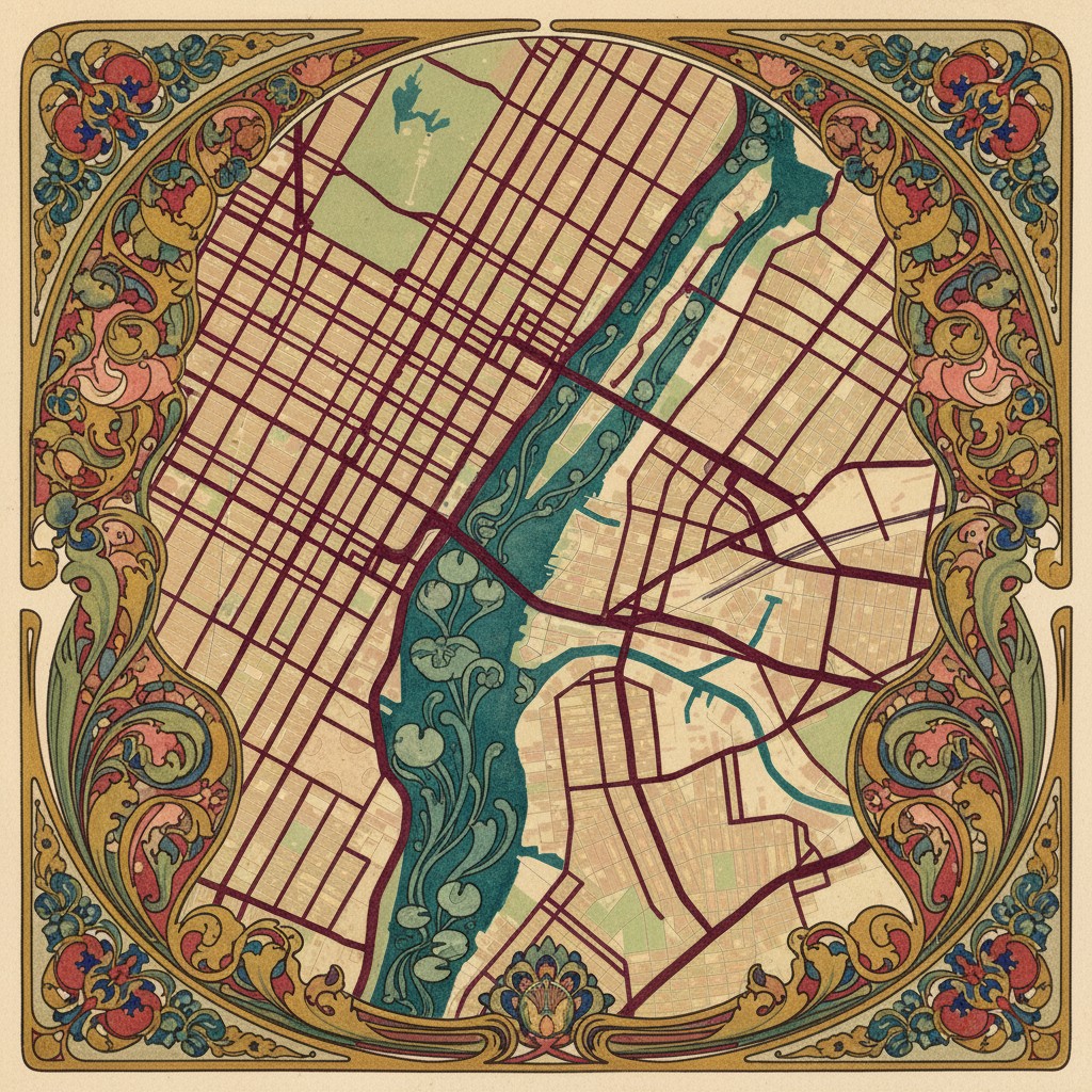 Art Nouveau AI style preview