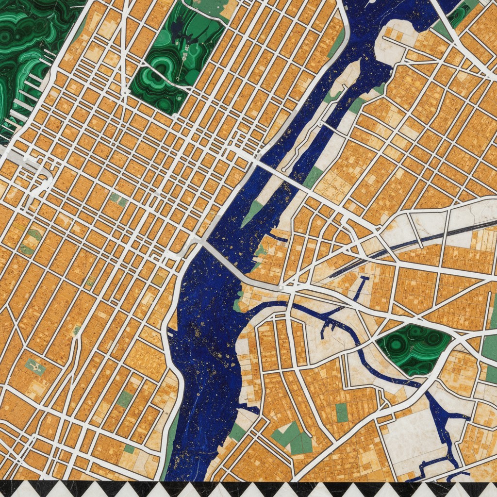 Marble Inlay AI style preview